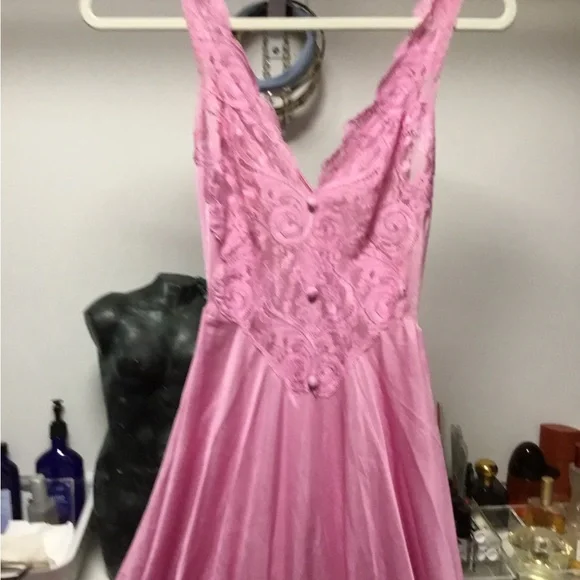 Pink Sexy Night Grown - Picture 9 of 15